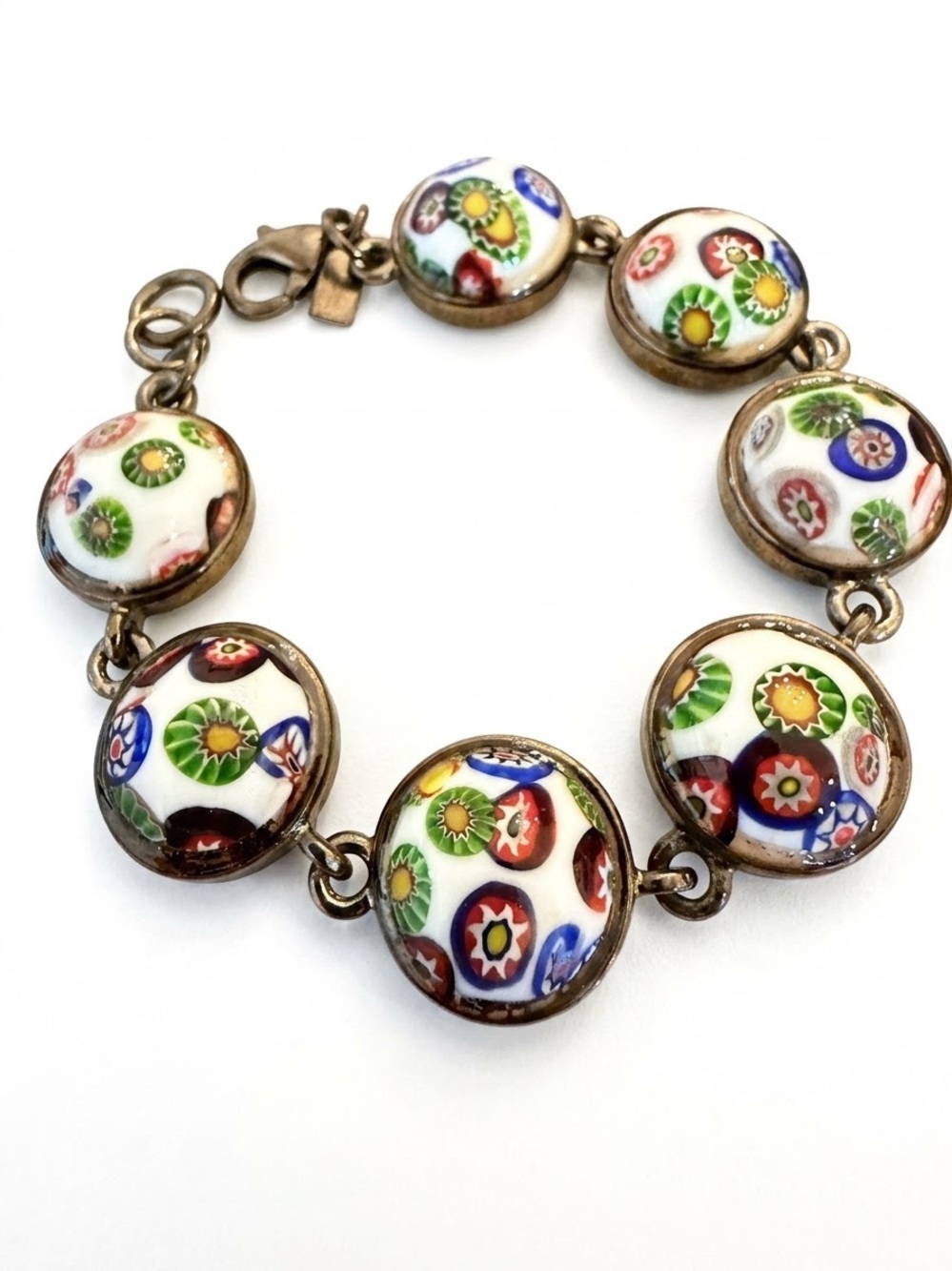 FRED & LOLA  Millefiori Glass cabochon Bracelet - Women Jewelry